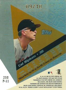 1999 Topps Tek - Pattern 11 Gold #25B Cal Ripken Back