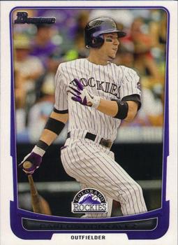 2012 Bowman #179 Carlos Gonzalez Front