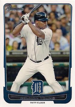 2012 Bowman #189 Delmon Young Front