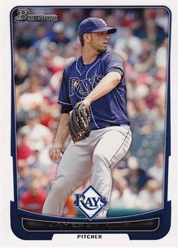 2012 Bowman #88 James Shields Front