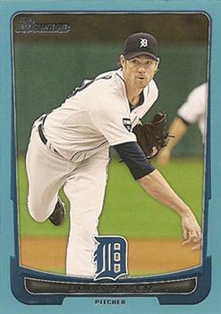 2012 Bowman - Blue #128 Doug Fister Front