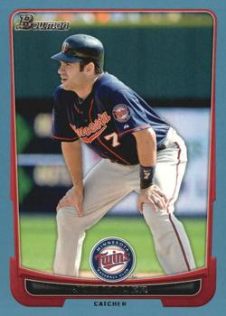 2012 Bowman - Blue #87 Joe Mauer Front