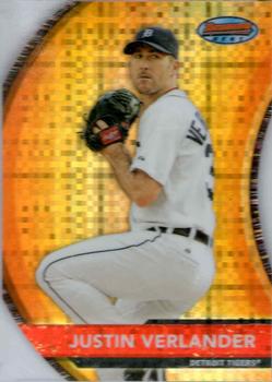 2012 Bowman - Bowman's Best Die Cut X-Fractors #BB16 Justin Verlander Front