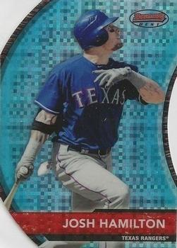 2012 Bowman - Bowman's Best Die Cut X-Fractors #BB23 Josh Hamilton Front