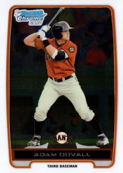 2012 Bowman - Chrome Prospects #BCP44 Adam Duvall Front