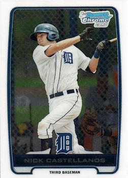 2012 Bowman - Chrome Prospects #BCP78 Nick Castellanos Front