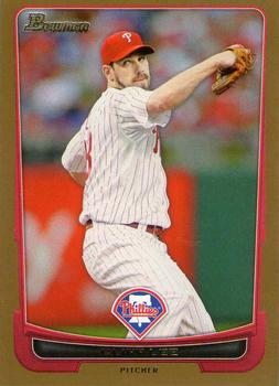 2012 Bowman - Gold #120 Cliff Lee Front