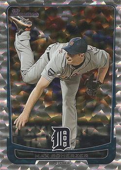 2012 Bowman - Silver Ice #164 Max Scherzer Front