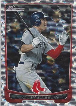 2012 Bowman - Silver Ice #20 Jacoby Ellsbury Front