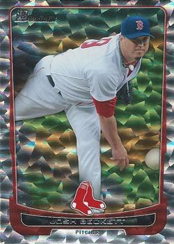 2012 Bowman - Silver Ice #64 Josh Beckett Front