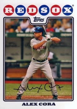 2008 Topps #502 Alex Cora Front