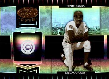 2004 Leaf Certified Cuts #225 Ernie Banks Front
