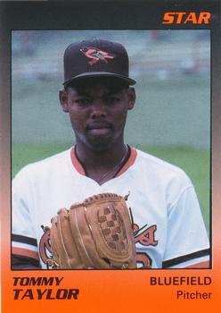1989 Star Bluefield Orioles #24 Tommy Taylor Front