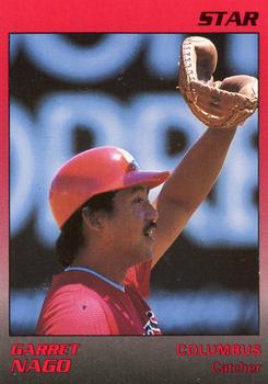 1989 Star Columbus Mudcats #18 Garrett Nago Front