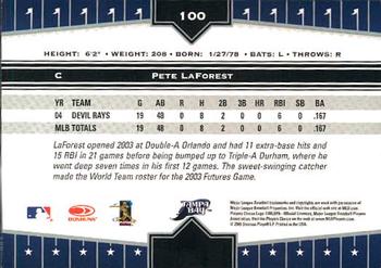 2005 Donruss Champions #100 Pete LaForest Back