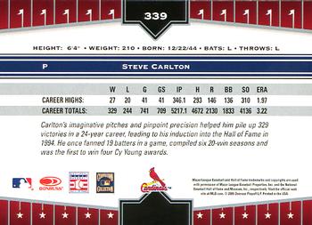 2005 Donruss Champions #339 Steve Carlton Back