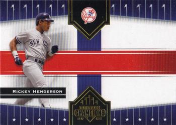 2005 Donruss Champions #50 Rickey Henderson Front