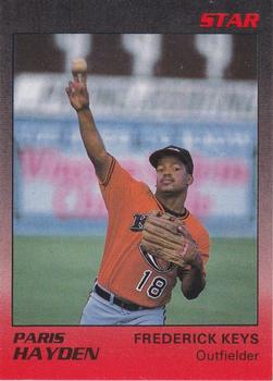 1989 Star Frederick Keys #10 Paris Hayden Front