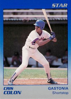 1989 Star Gastonia Rangers #4 Cris Colon Front