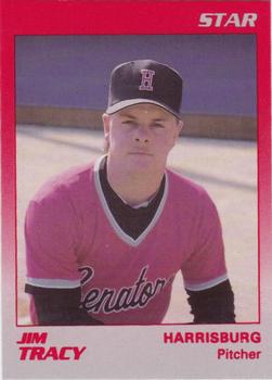 1989 Star Harrisburg Senators #19 Jim Tracy Front