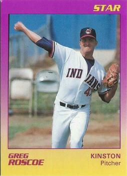 1989 Star Kinston Indians #21 Greg Roscoe Front