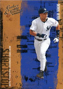 2005 Donruss Leather & Lumber #39 Derek Jeter Front