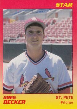 1989 Star St. Petersburg Cardinals #2 Greg Becker Front