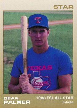1988 Star Florida State League All-Stars #47 Dean Palmer Front