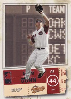 2005 Fleer Authentix #66 Adam Dunn Front