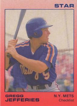 1989 Star Gregg Jefferies Orange #1 Gregg Jefferies Front