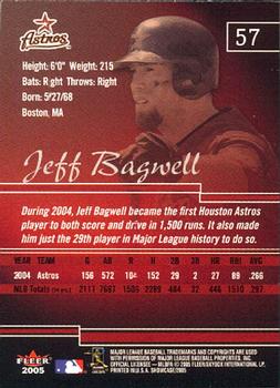 2005 Fleer Showcase #57 Jeff Bagwell Back