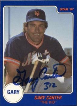 1987 Star Gary Carter #1 Gary Carter Front