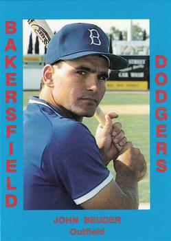 1988 Cal League #246 John Beuder Front