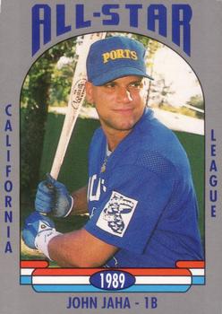 1989 Cal League All-Stars #45 John Jaha Front