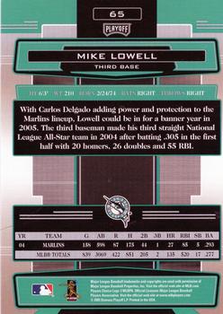 2005 Playoff Absolute Memorabilia #65 Mike Lowell Back