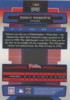 2005 Playoff Absolute Memorabilia #180 Robin Roberts Back