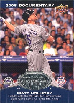 2008 Upper Deck Documentary - All-Star Game #ASG-MH Matt Holliday Front