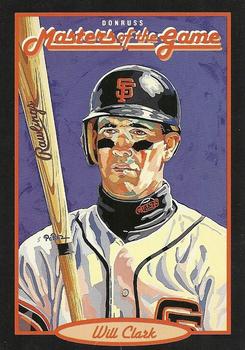 1993 Donruss - Masters of the Game #9 Will Clark Front