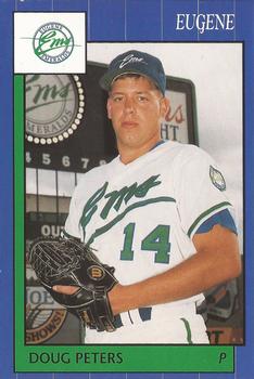 1990 Grand Slam Eugene Emeralds #22 Doug Peters Front