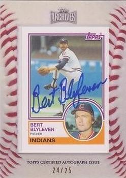 2012 Topps Archives - Framed Mini Autographs #280 Bert Blyleven Front