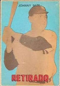 1967 Topps Venezuelan #182 Johnny Mize Front