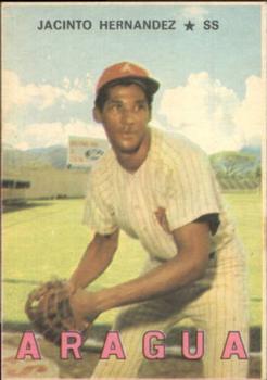 1967 Topps Venezuelan #75 Jacinto Hernandez Front