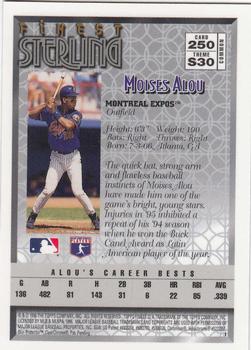 1996 Finest #250 Moises Alou Back