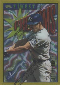 1996 Finest #102 Johnny Damon Front