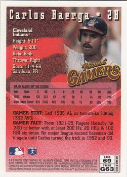 1996 Finest #69 Carlos Baerga Back