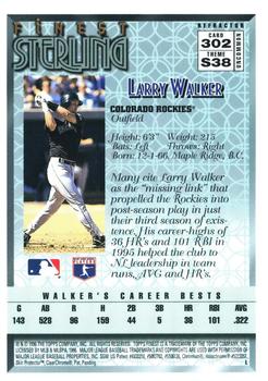 1996 Finest - Refractors #302 Larry Walker Back