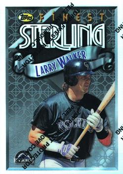 1996 Finest - Refractors #302 Larry Walker Front