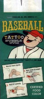 1960 Topps Tattoos #NNO Robin Roberts Back