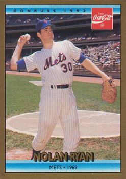 1992 Donruss Coca-Cola Nolan Ryan #3 Nolan Ryan Front