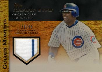 2012 Topps - Golden Moments Relics Gold Sparkle #GMR-MB Marlon Byrd Front